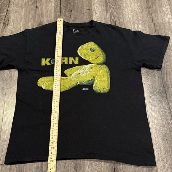 🩷Korn Band Black T-Shirt Classic nu-metal graphic Y2K loud & unapologetic - Picture 4 of 6